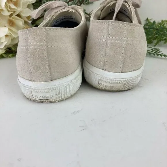 SUPERGA shoes | suede dove grey | size 8 | gym shoe - Picture 11 of 14